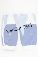 REFLEM / マルチ切替レッグウォーマー  サックスＸ青Ｘ白 T-25-03-21-018-PU-ZA-SA-ZT