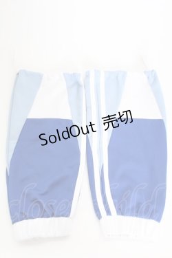 画像2: REFLEM / マルチ切替レッグウォーマー  サックスＸ青Ｘ白 T-25-03-21-018-PU-ZA-SA-ZT