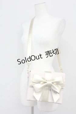 画像1: Fi.n.t / 多重リボンプレゼントボックスバッグ  ベージュ T-25-03-21-019-CA-BG-SA-ZT308