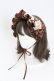 画像1: LOLITAその他(お買取対象外) / レースリボンフリルヘッドドレス  ブラウン T-25-03-21-023-LO-AC-SA-ZT (1)