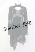 Rozen Kavalier / 鍵チャーム付きチョーカーワンピース  ブラック T-25-03-21-007-OO-OP-SA-ZI