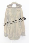 Ozz oneste / チャイナボタンパーカー  カーキ T-25-03-21-008-OO-TO-SA-ZI