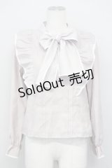 evelyn / ラメドットリボンタイブラウス  ピンク T-25-03-26-001-LO-BL-SA-ZT