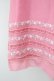 画像3: L'EST ROSE / 裾梯子レース&花刺繍ワンピース  ピンク T-25-03-26-020-LO-OP-SA-ZI
