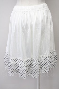 画像2: MARBLE / スターシフォンスカート  白Ｘ黒 T-25-03-26-023-GO-SK-SA-ZI