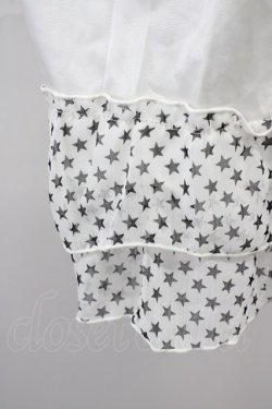 画像3: MARBLE / スターシフォンスカート  白Ｘ黒 T-25-03-26-023-GO-SK-SA-ZI