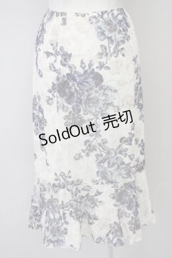 画像2: L'EST ROSE / バラ柄メッシュスカート M ベージュ T-25-03-26-024-LO-SK-SA-ZT