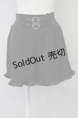 MA*RS / Wハート＆フリルショートパンツ  黒 T-25-03-26-030-EL-PA-SA-ZT