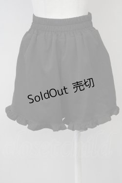 画像2: MA*RS / Wハート＆フリルショートパンツ  黒 T-25-03-26-030-EL-PA-SA-ZT