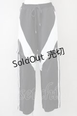 REFLEM / 2WAY切替ジャージパンツ  黒Ｘ白 T-25-03-26-034-PU-PA-SA-ZI