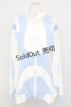 画像1: REFLEM / マルチ切り替えジャージ  白Ｘサックス T-25-03-26-005-PU-TO-SA-ZT