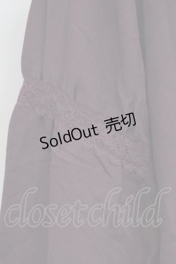 画像3: axes femme / 刺繍入りリボンロングブラウス M ワイン T-25-03-26-007-AX-BL-SA-ZT