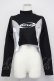 画像1: REFLEM / 2WAYサイバー切り替えクロップロンT  黒Ｘ白 T-25-03-26-010-PU-TO-SA-ZT (1)