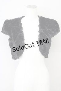 L'EST ROSE / ショート丈ファーボレロ 2 ブラック T-25-03-26-014-LO-TO-SA-ZT