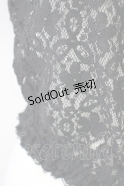 画像4: L'EST ROSE / ショート丈レースブラウス 2 ブラック T-25-03-26-015-LO-BL-SA-ZT