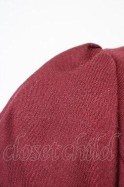 画像2: L'EST ROSE / 裾ローズ刺繍半袖ワンピース 2 ボルドー T-25-03-26-019-LO-OP-SA-ZI