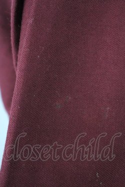 画像3: L'EST ROSE / 裾ローズ刺繍半袖ワンピース 2 ボルドー T-25-03-26-019-LO-OP-SA-ZI