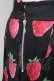 画像3: Jane Marple / Strawberry fieldタックスカート  黒Ｘ赤 T-25-03-27-018-JM-SK-SA-ZI