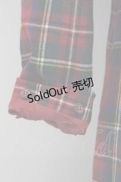 画像3: Jane Marple / ウールタータンセドリックドレス  赤チェックX白 T-25-03-27-021-JM-OP-SA-ZI