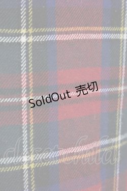 画像4: Jane Marple / ウールタータンセドリックドレス  赤チェックX白 T-25-03-27-021-JM-OP-SA-ZI