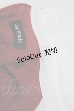 画像7: Jane Marple / ウールタータンセドリックドレス  赤チェックX白 T-25-03-27-021-JM-OP-SA-ZI