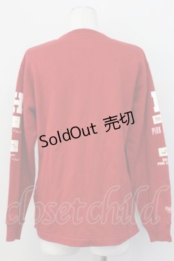 画像2: PINK HOUSE / ロゴpt&ワッペン付きスウェット  レッド T-25-03-27-004-LO-TO-SA-ZI