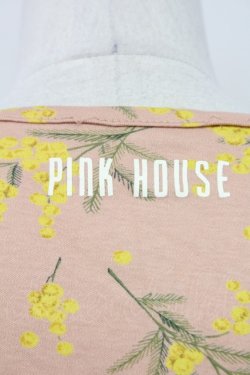 画像4: PINK HOUSE / ミモザ柄カットカーディガン L ピンク T-25-03-27-007-LO-TO-SA-ZY