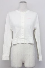 MILK / Backレースアップカーデ  白 T-25-03-27-009-ML-TO-SA-ZI