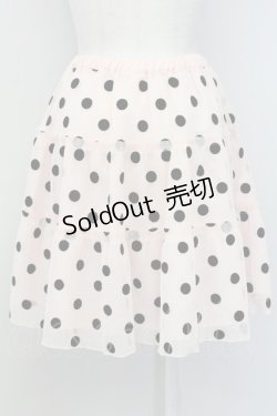 画像2: Emily Temple cute / フロッキードットスカート  ピンクＸ黒 T-25-03-27-013-ET-SK-SA-ZI