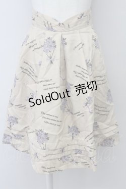 画像1: 【SALE】an another angelus / ブーケプリントミニスカート  ブラウン T-25-03-30-028-CA-SK-SA-ZT072