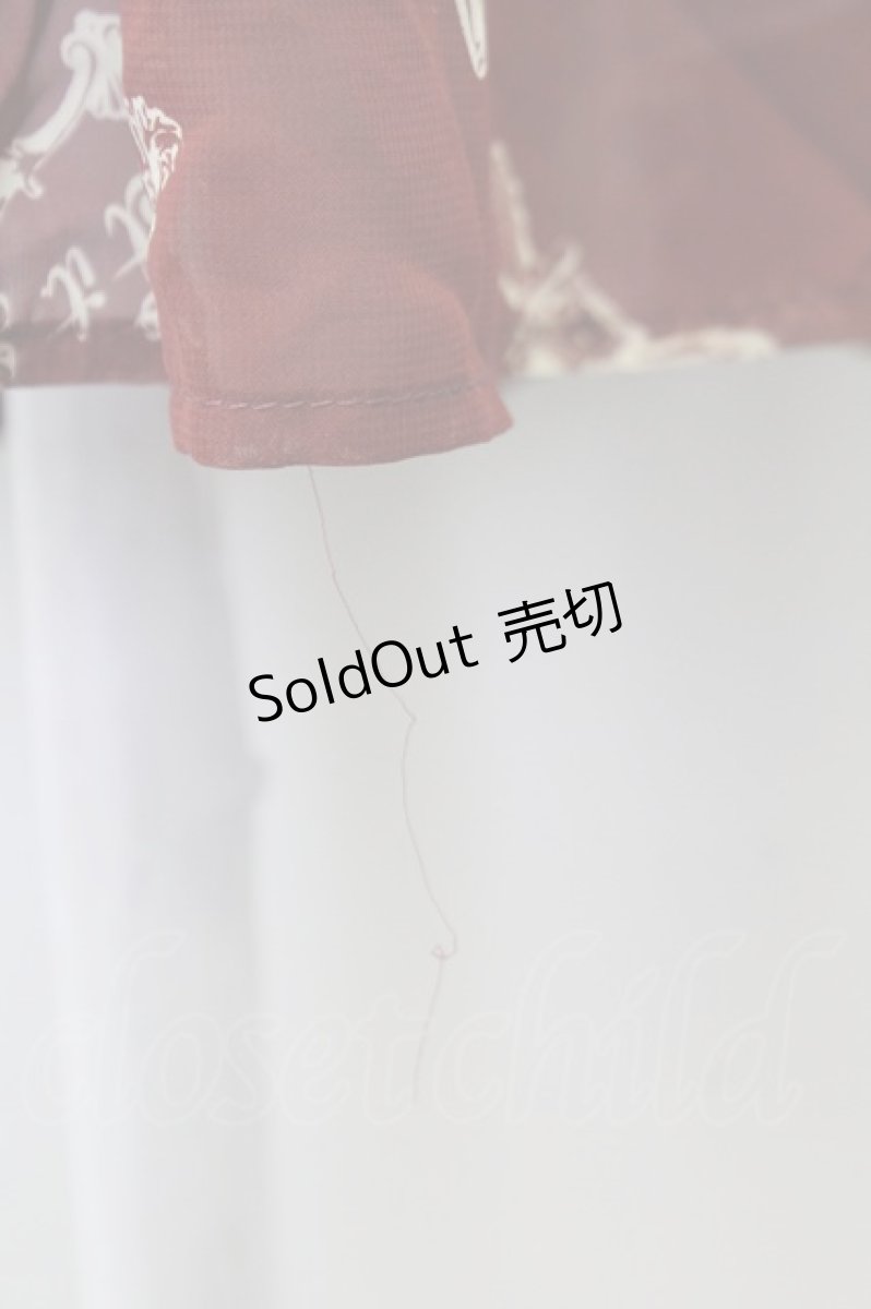 画像3: 【SALE】F i.n.t / 香水瓶柄シフォンスカート  ボルドー T-25-03-30-029-CA-SK-SA-ZT072 (3)