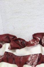 画像4: 【SALE】F i.n.t / 香水瓶柄シフォンスカート  ボルドー T-25-03-30-029-CA-SK-SA-ZT072 (4)