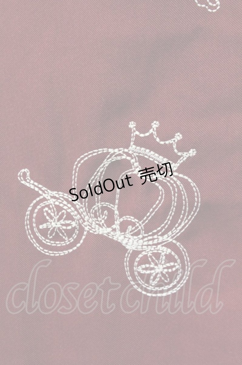 画像3: 【SALE】F i.n.t / 馬車刺繍スカート  ボルドー T-25-03-30-030-CA-SK-SA-ZT072 (3)