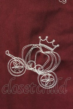 画像3: F i.n.t / 馬車刺繍スカート  ボルドー T-25-03-30-030-CA-SK-SA-ZT072