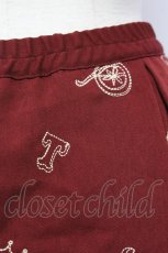 画像4: 【SALE】F i.n.t / 馬車刺繍スカート  ボルドー T-25-03-30-030-CA-SK-SA-ZT072 (4)