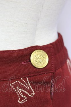 画像5: F i.n.t / 馬車刺繍スカート  ボルドー T-25-03-30-030-CA-SK-SA-ZT072