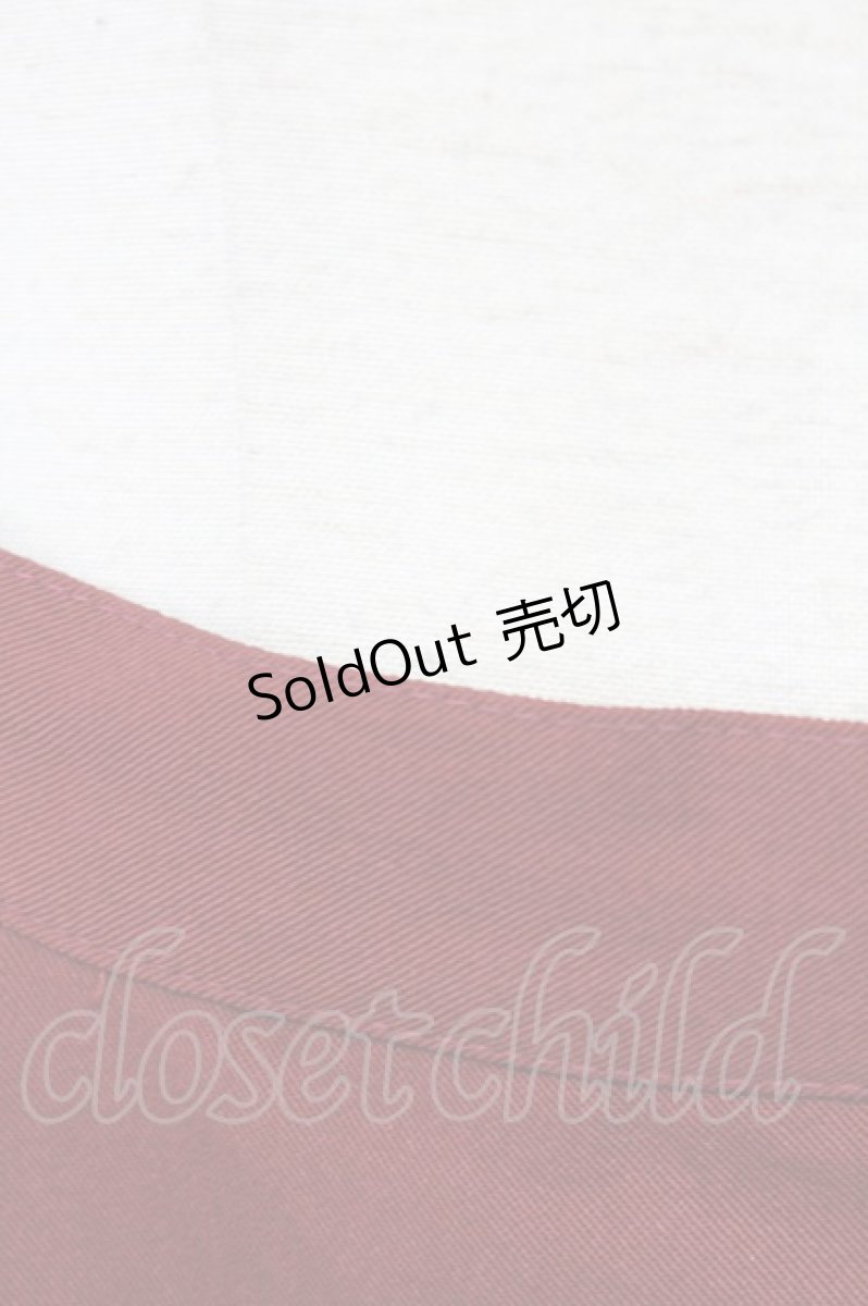 画像6: 【SALE】F i.n.t / 馬車刺繍スカート  ボルドー T-25-03-30-030-CA-SK-SA-ZT072 (6)