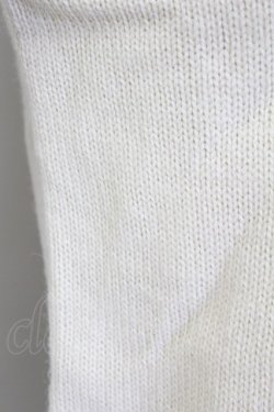画像4: F&A / 刺繍&ボウタイニット  オフホワイト T-25-03-30-003-LO-TO-SA-ZT089