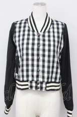 画像1: 【SALE】F i.n.t / ギンガムチェックブルゾン  ブラック T-25-03-30-032-CA-JA-SA-ZT261 (1)