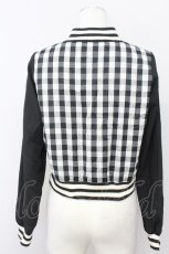 画像2: 【SALE】F i.n.t / ギンガムチェックブルゾン  ブラック T-25-03-30-032-CA-JA-SA-ZT261 (2)