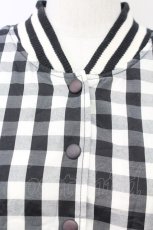 画像4: 【SALE】F i.n.t / ギンガムチェックブルゾン  ブラック T-25-03-30-032-CA-JA-SA-ZT261 (4)