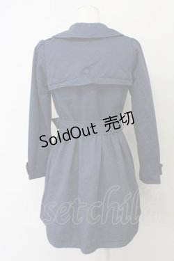 画像2: an another angelus / ショートトレンチ風コート  ネイビー T-25-03-30-033-CA-CO-SA-ZT