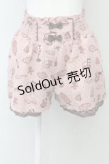 Ank Rouge / ガーリーモチーフショートパンツ  ピンク T-25-03-30-034-CA-PA-SA-ZT