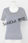 F i.n.t / ドットチュール切替ビスチェカットソー  ネイビー T-25-03-30-012-CA-TO-SA-ZT