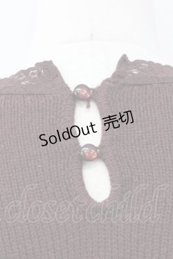 画像3: an another angelus / レース切り替えニット  ブラウン T-25-03-30-013-CA-TO-SA-ZT089