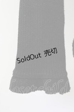 画像4: 【SALE】F&A / スカラップ長袖ニット  ブラック T-25-03-30-017-LO-TO-SA-ZT090