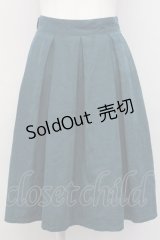 an another angelus / スエード風シンプルスカート  グリーン T-25-03-31-023-CA-SK-SA-ZT160