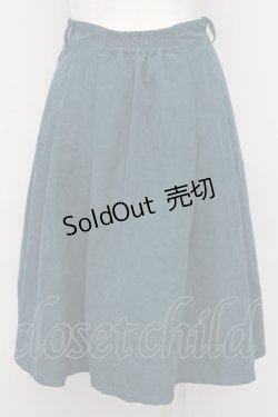 画像2: an another angelus / スエード風シンプルスカート  グリーン T-25-03-31-023-CA-SK-SA-ZT160