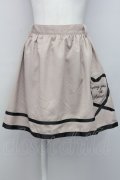 F i.n.t / リボンハートミニスカート  ピンクベージュ T-25-03-31-028-CA-SK-SA-ZT160