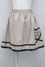 画像1: 【SALE】F i.n.t / リボンハートミニスカート  ピンクベージュ T-25-03-31-028-CA-SK-SA-ZT160 (1)